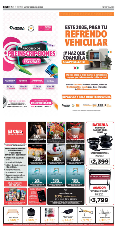 Clasificados página 3