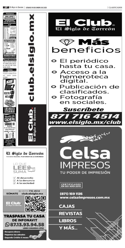 Clasificados página 2
