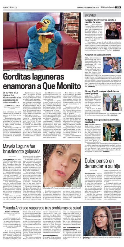 Espectáculos página 3