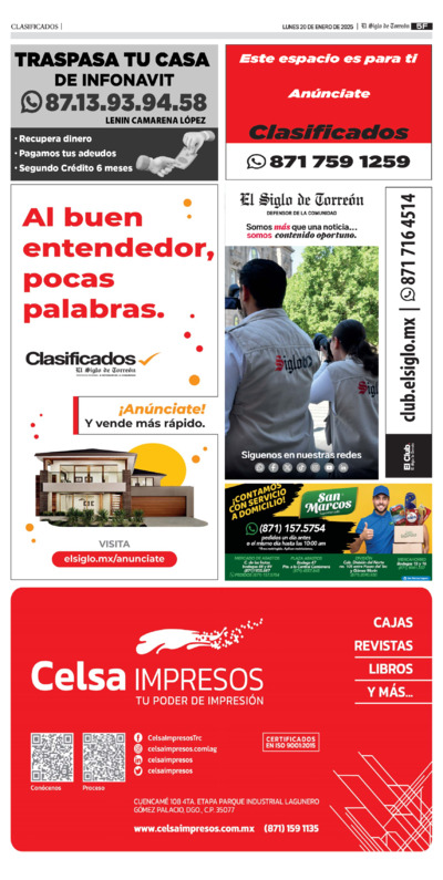 Clasificados página 2