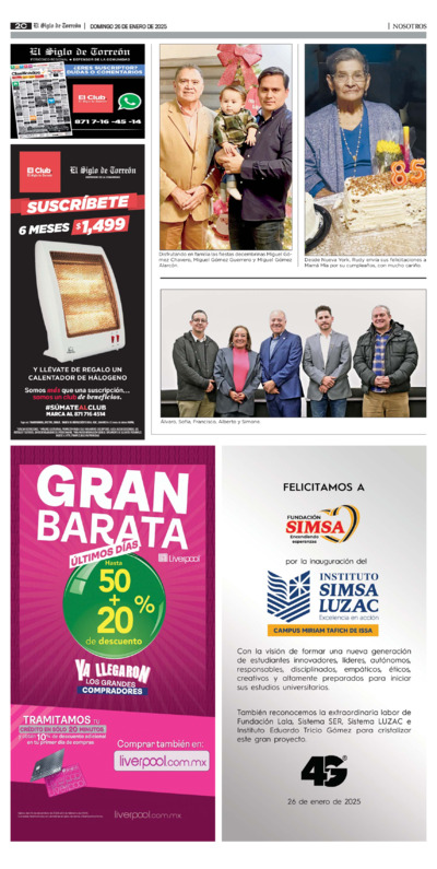 Nosotros / Sociales página 2