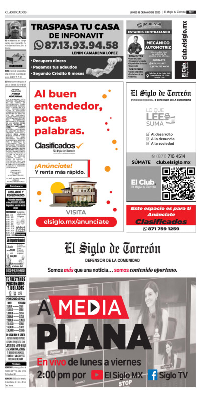 Clasificados página 2