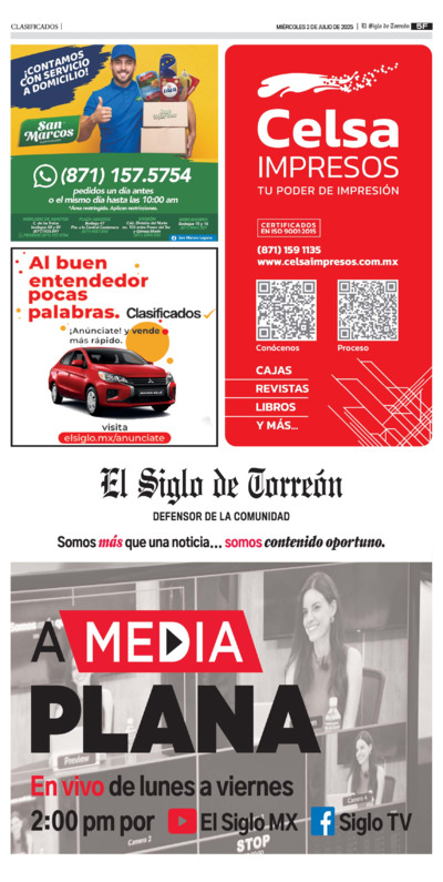 Clasificados página 2