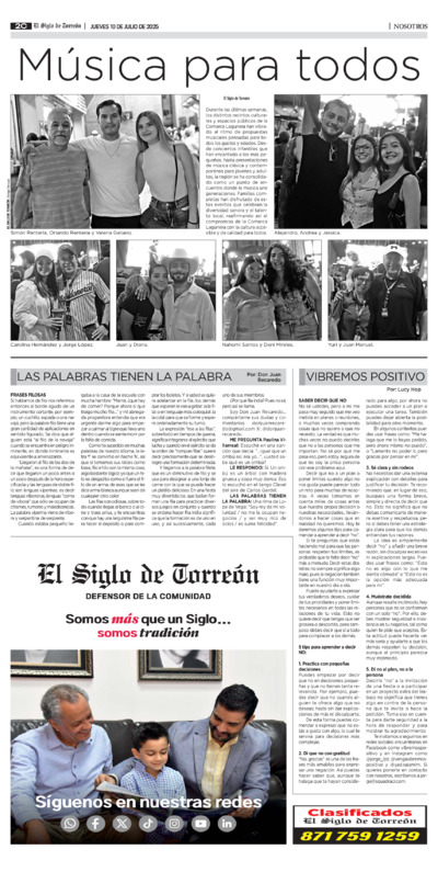 Nosotros / Sociales página 2