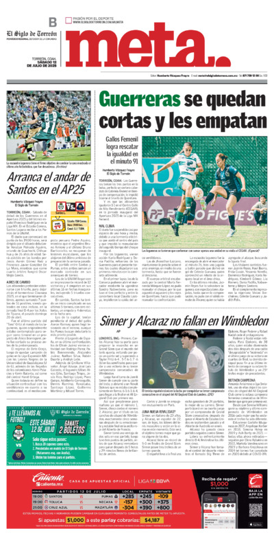 Deportes / Meta página 1